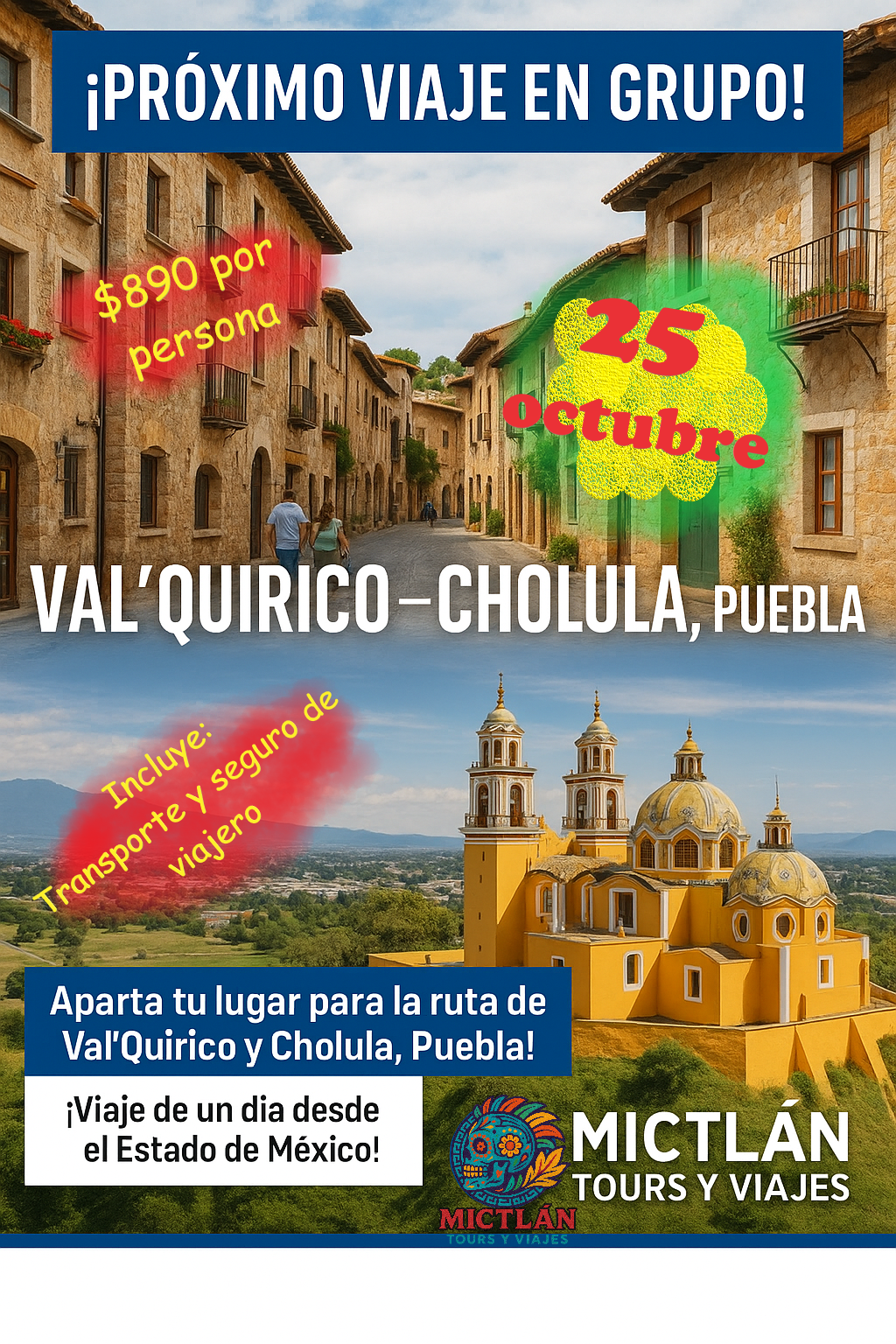 Valquirico-Cholula Puebla
